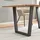[en.casa] Tischgestell 2er Set Lalling 72x55/75cm Schwarz