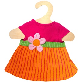 Heless Fair Trade Kleid Maya 28-35cm in orange/pink