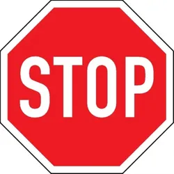 Verkehrszeichen Halt! Vorfahrt gewähren!, Nr.206, Aluminium RA1, Anti-Sticker, 900x900mm