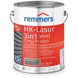 Remmers Holzschutzlasur HK-Lasur 3in1 Grey Protect [plus] anthrazitgrau matt, 5 Liter grau