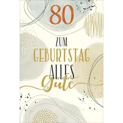 Geburtstagskarte Zahl 80 5522268.80 Bild