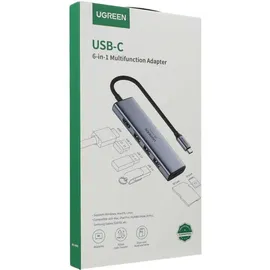 UGREEN USB C Hub 4K at 60Hz USB-C Adapter - Grau
