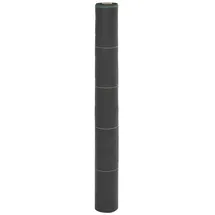 vidaXL Unkrautvlies Schwarz 100 cm x 500 cm