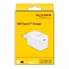 DeLock USB Ladegerät 1x USB USB-C PD 3.0 kompakt 60W weiß (41447)