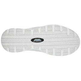 SKECHERS Berufsschuh SKECHERS "FLEX ADVANTAGE SR" Gr. 48,5, weiß, 48,5, Leder, Schuhe, Slipper für Gastronomie, Pflege, Krankenhaus mit Stretcheinsatz