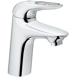 Grohe Eurostyle 1-Loch-Einhand-Waschtischbatterie S-Size Chrom offener Metall-Hebelgriff glatter Körper 32468003