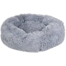 HKM Hundebett Fluffy Hellgrau Durchmesser 60cm x Höhe 25cm