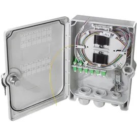 Logilink FB124LC - FTTH/FTTB-Anschlussgehäuse, 24x LC/APC, voll bestückt