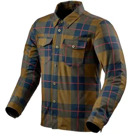 RevIt! Bison 2 H2O Hemd Blau/Braun/Rot M
