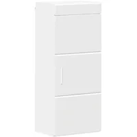 vidaXL Badezimmer-Wandschrank mit Regal TULUM Weiß 37 x 24,5 x 86 cm