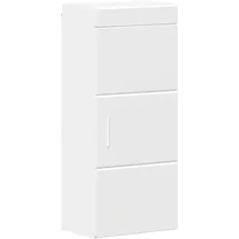 vidaXL Badezimmer-Wandschrank mit Regal TULUM Weiß 37 x 24,5 x 86 cm