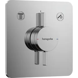 Hansgrohe DuoTurn Q Mischer Unterputz für 2 Verbraucher Chrom 75414000