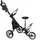 Costway Golftrolley 3-Rad 100 kg grau