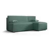 Simkam Furniture Ecksofa, Türkis, Textil, L-Form, 200x140 cm, Wohnzimmer, Sofas & Couches, Wohnlandschaften, Ecksofas
