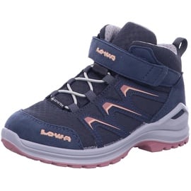 Lowa Maddox GTX Mid Kinder stahlblau/rose 35