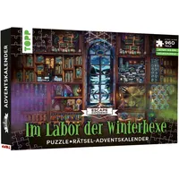 ISBN Puzzle-Rätsel-Adventskalender: Im Labor der Winterhexe - 24 Puzzles