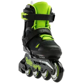 Rollerblade Microblade Inline Skates Nero/Verde 17.5