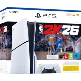 Sony PlayStation 5 Slim Disc Edition + NBA 2K26 Bundle