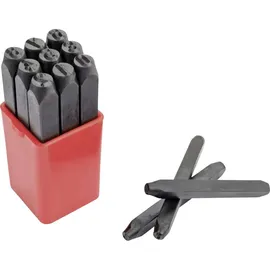 Brüder Mannesmann Werkzeuge Brüder Mannesmann M 243-Z-3, 9teilig Schlagzahlensatz Schrifthöhe: 3 mm