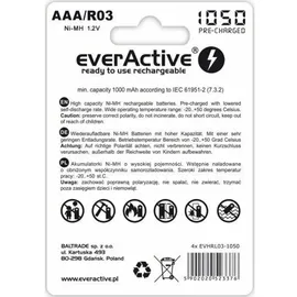 Everactive Akku AAA 1000 mAh 4 St.