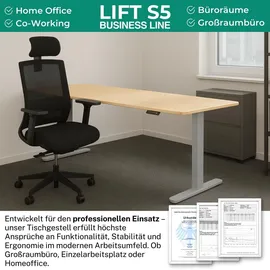 Albatros Schreibtisch-Gestell Lift S5S 2X Motoren 0 x 0