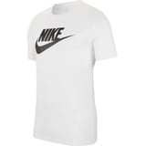 Herren-T Shirt White/Black M