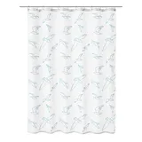 KLEINE WOLKE Duschvorhang Birdie 180 x 200 cm weiß