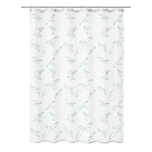 KLEINE WOLKE Duschvorhang Birdie 180 x 200 cm weiß