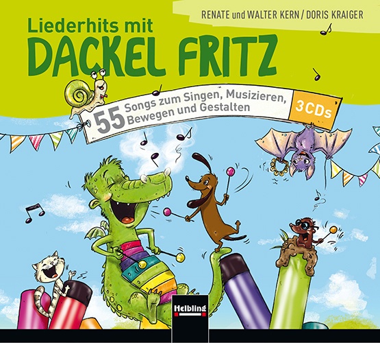 Liederhits Mit Dackel Fritz - Liederhits Mit Dackel Fritz 3 Audio-Cd - Renate Kern  Walter Kern  Doris Kraiger (Hörbuch)