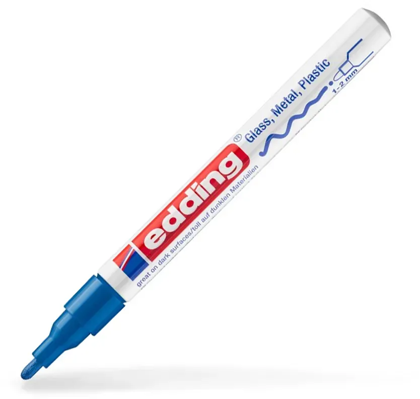 Blau 1-2 mm | edding 751 Lackmarker