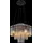 GLOBO GORLEY 5-flg. Ø 50 cm rund schwarz matt