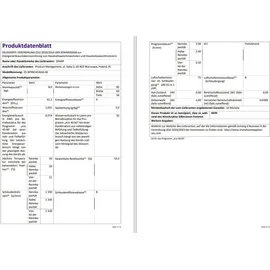 Sharp ES-NFH814CADA-DE Waschmaschine (8 kg, 1400 U/min)