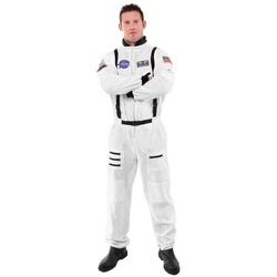 Underwraps Kostüm NASA Astronaut weiß, Hochwertige Verkleidung zum tollen Preis weiß M-L