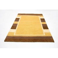 Wollteppich »Gabbeh Teppich handgeknüpft gold«, rechteckig, handgeknüpft, 22628522-0 Gold 18 mm