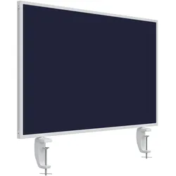 Magnetoplan Tischtrennwand VarioPin - 80x50cm - doppelseitig - 1 Seite Whiteboard-Oberfläche - 1 Seite Filz-Oberfläche