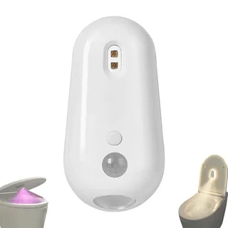 Xpwghap self cleaning uv toilet sanitizer and night light,uv licht gegen bakterien,uv-c lamp,selbstreinigendes uv-toiletten-desinfektionslicht 6 Farben, mit Nachtlicht & Bewegungssensor WC (A)