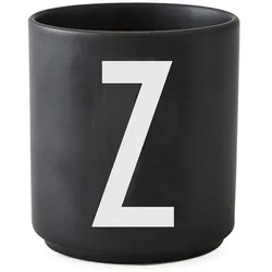 Design Letters - AJ Porzellan Becher Z, schwarz