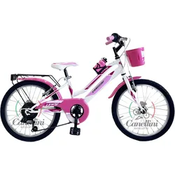 Kinderfahrrad MTB Canellini LINCY 20" - Weiß/Rosa WEISS 20"