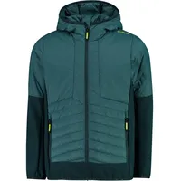 CMP Kinder Hybrid Hoodie Jacke (Größe 164, blau)