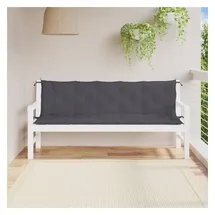 vidaXL Bankauflage 180 x 50 x 7 cm anthrazit 2 St.