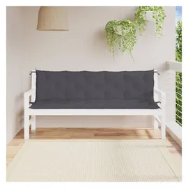 vidaXL Bankauflage 180 x 50 x 7 cm anthrazit 2 St.