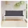 vidaXL Bankauflage 180 x 50 x 7 cm anthrazit 2 St.