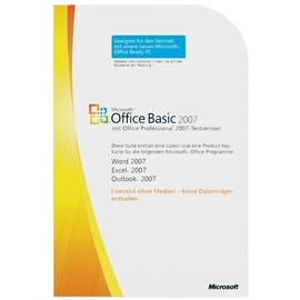 Microsoft Office 2007 Basic V2 MLK OEM DE Win