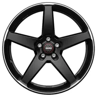 momo wheels Five 8,5 x 19 5 x 112 ET30 Schwarz Matt Poliert