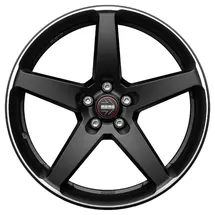 momo wheels Five 8,5 x 19 5 x 112 ET30 Schwarz Matt Poliert