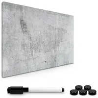Navaris Magnettafel Memoboard, Concrete, 60 x 40 cm, grau