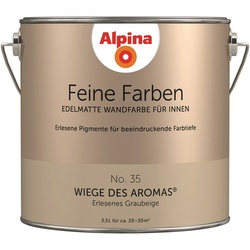 ALPINA Wandfarbe, 2,5 Liter für ca. 20-30m2 - beige