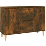 vidaXL Sideboard 103,5 x 70 x 35 cm Räuchereiche / Weiß