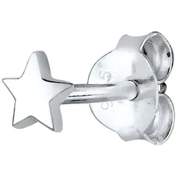Elli Single Ohrstecker Stern Astro 925 Silber Damen 