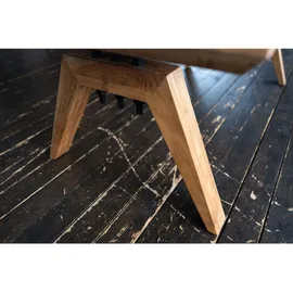 KAWOLA Esstisch WOODY Akazie massiv Natürliche Baumkante 280x100cm